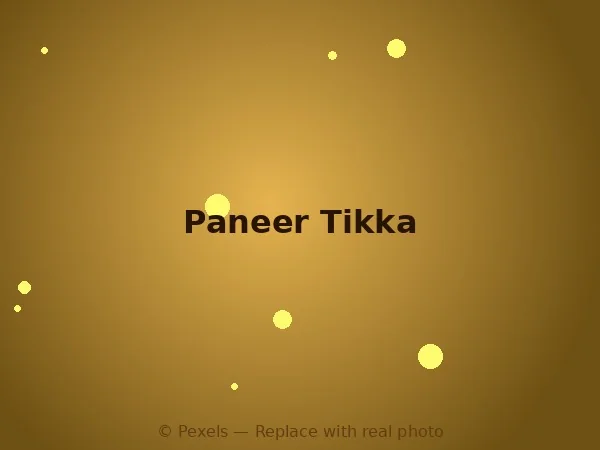 Paneer Tikka